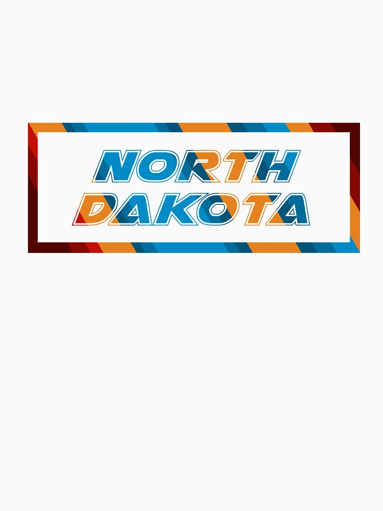 North Dakota T-Shirt for Men and Women by AllStarMerch
