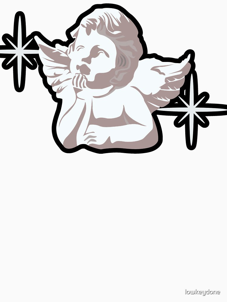 Outline Angel Logo Streetwear by lowkeydone