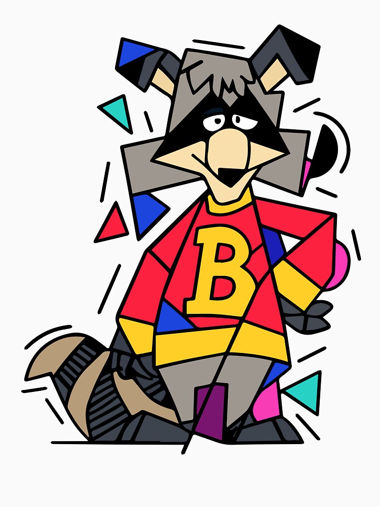 Bert from The Raccoons in Abstract Style by ToniMacarroni