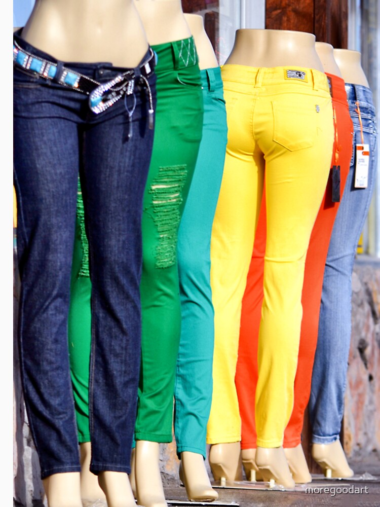 Rainbow of Jeans by MoreGoodArt