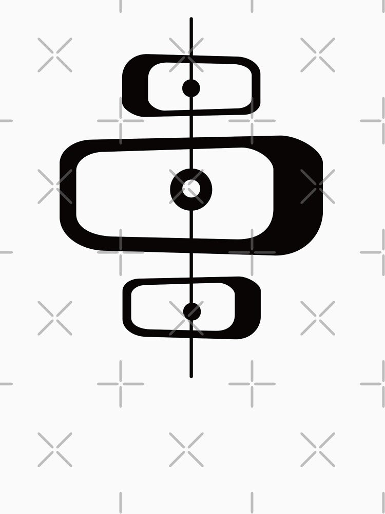 Retro Modern - 50s Design Style Shapes - MCM - Mid-Century Modern by CattlettArt