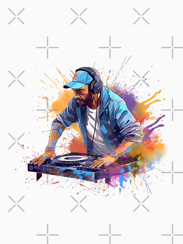 Fashion DJs in Vibrant Graffiti Art by NegarinFashions