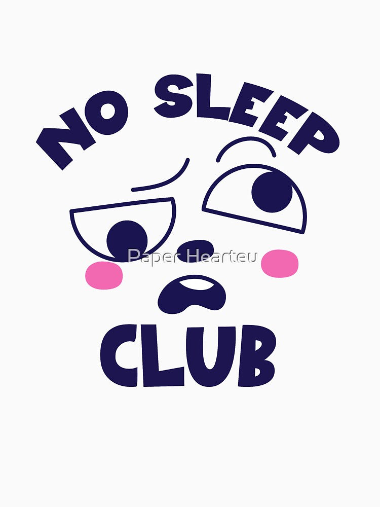 No Sleep Club Hoodie by Paper Hearteu