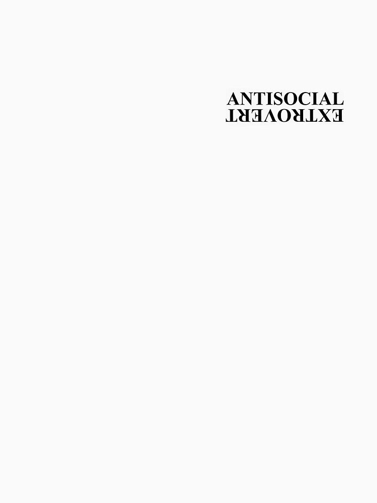 antisocial sticker black and white by Annebelschroer