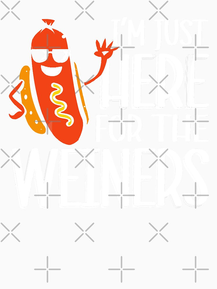 Funny Hot Dog I'm Just Here For The Wieners Sausage by BESTxMODEL