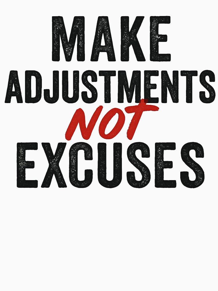 Positive Mindset Growth Hustle Saying No Excuses Motivational T-shirt by comfyyy