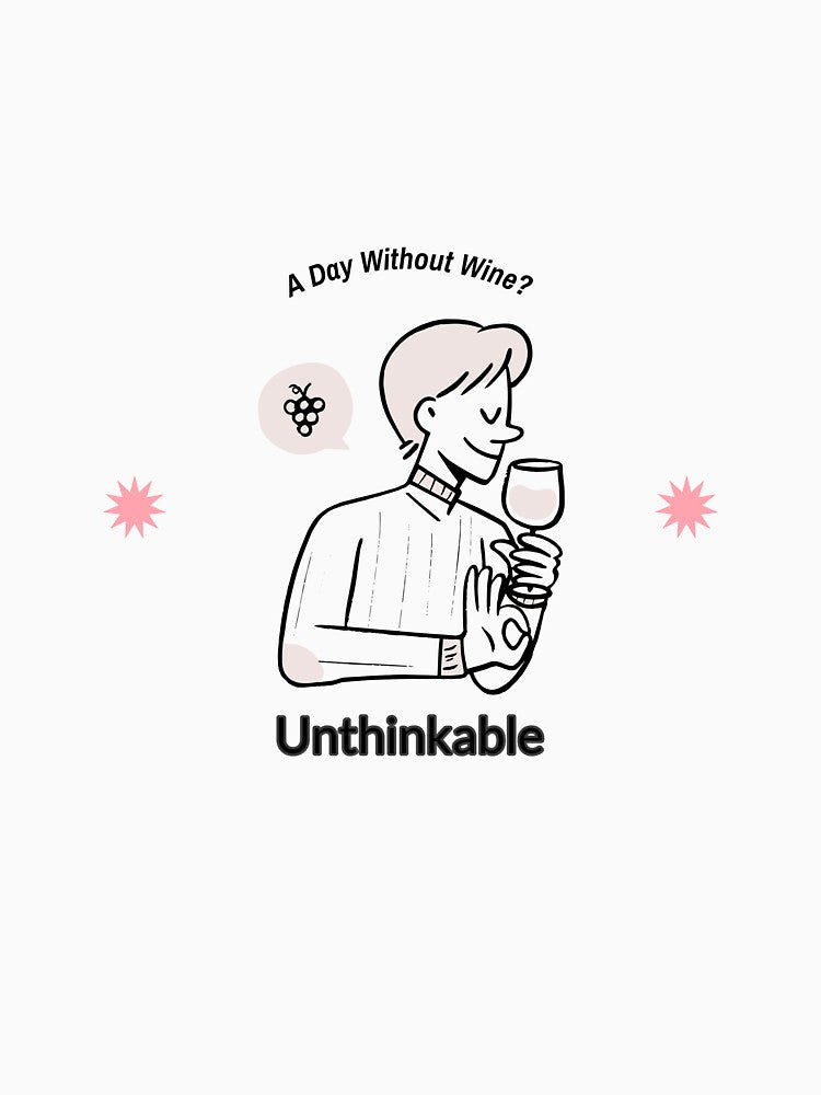 A Day Without Wine? Unthinkable by sfrtees