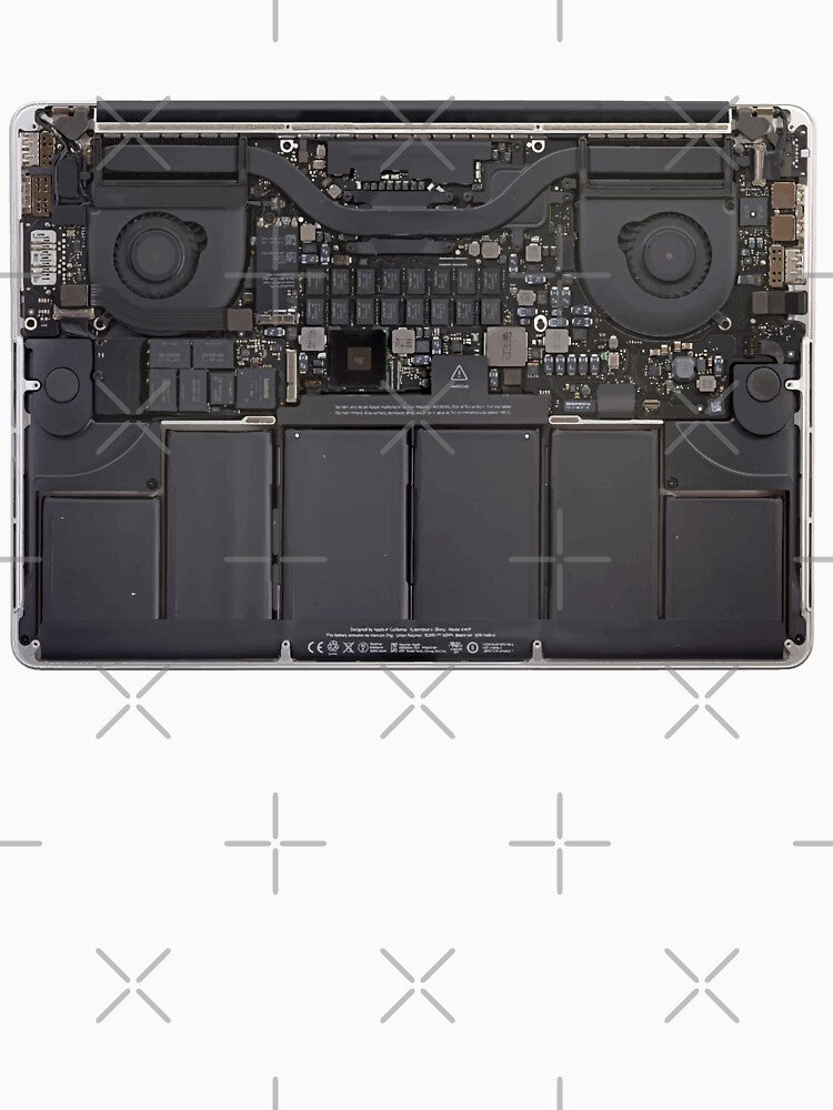 MacBook Pro inside Slim Fit T-Shirt by samhawky