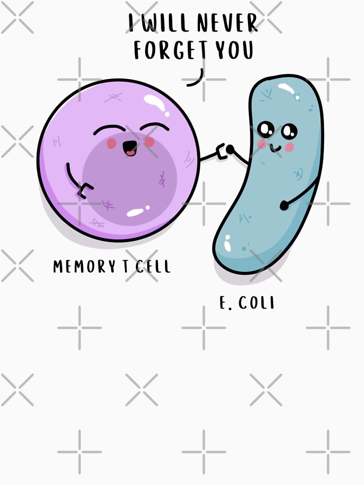 T Cell Pun | Science Pun, Immunology, Microbiology, Funny Science by art-byrachel