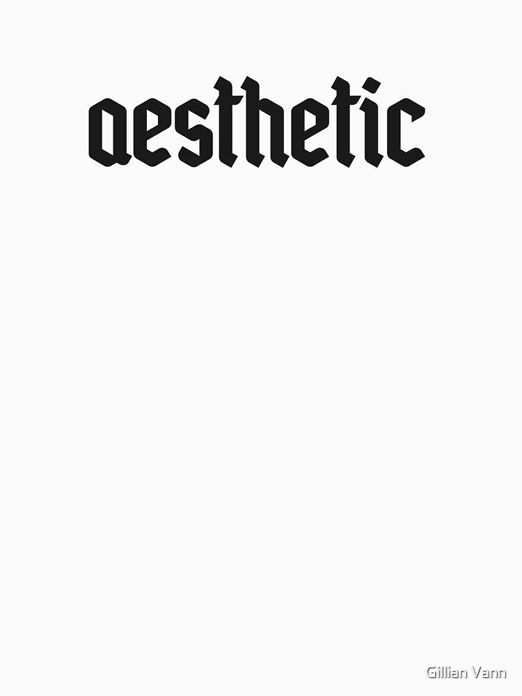 Aesthetic by Gillian Vann