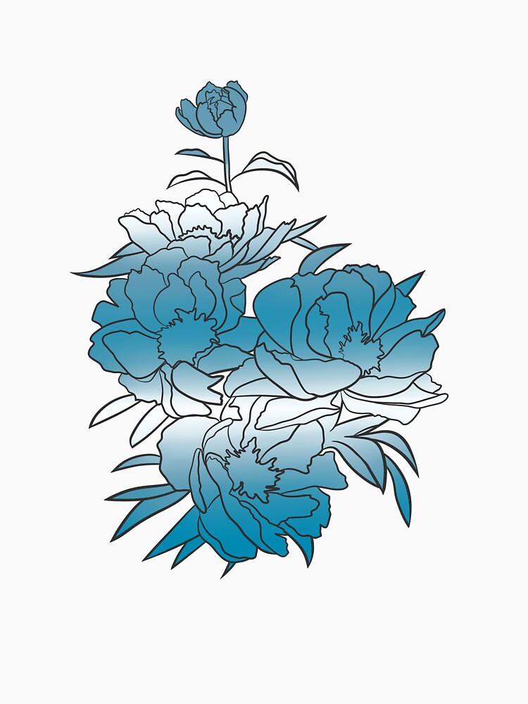 Blue Peonies by kallydru