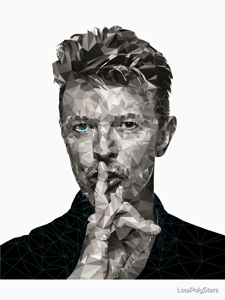 David Bowie by LowPolyStars