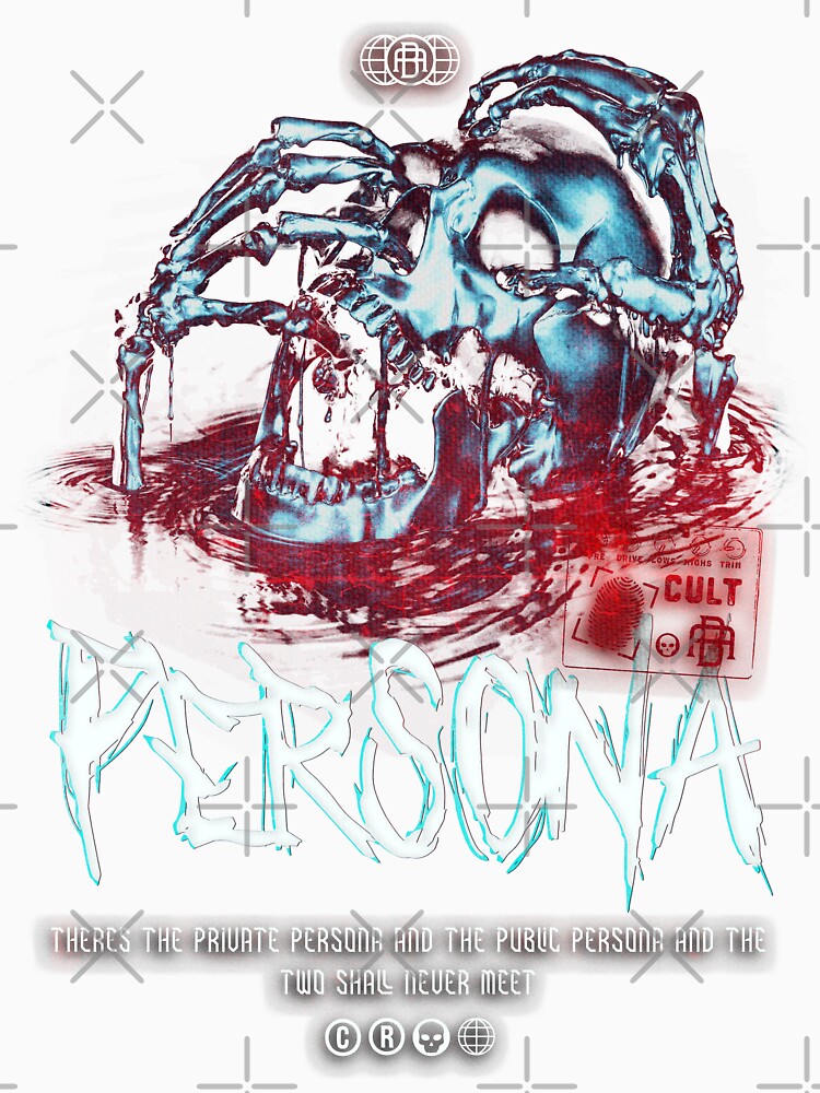 Persona - Scary eerie Skull by VaporwaveStreet