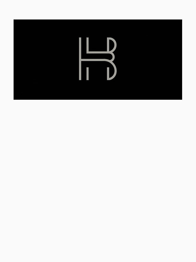 Minimalist Monogram Baseball Cap with ‘HB’ Logo by IndianShopper