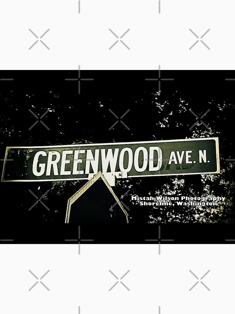 Greenwood Avenue, Shoreline, Washington by Mistah Wilson by The Street Sign Store
