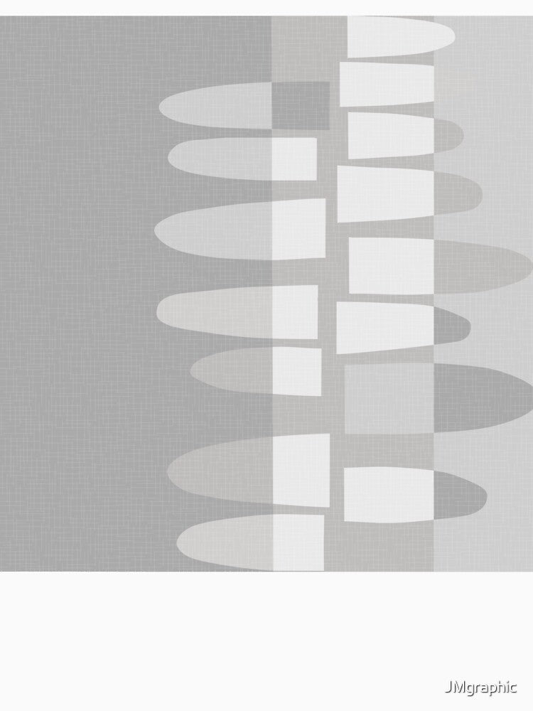 MCM abstract - light gray by JMgraphic