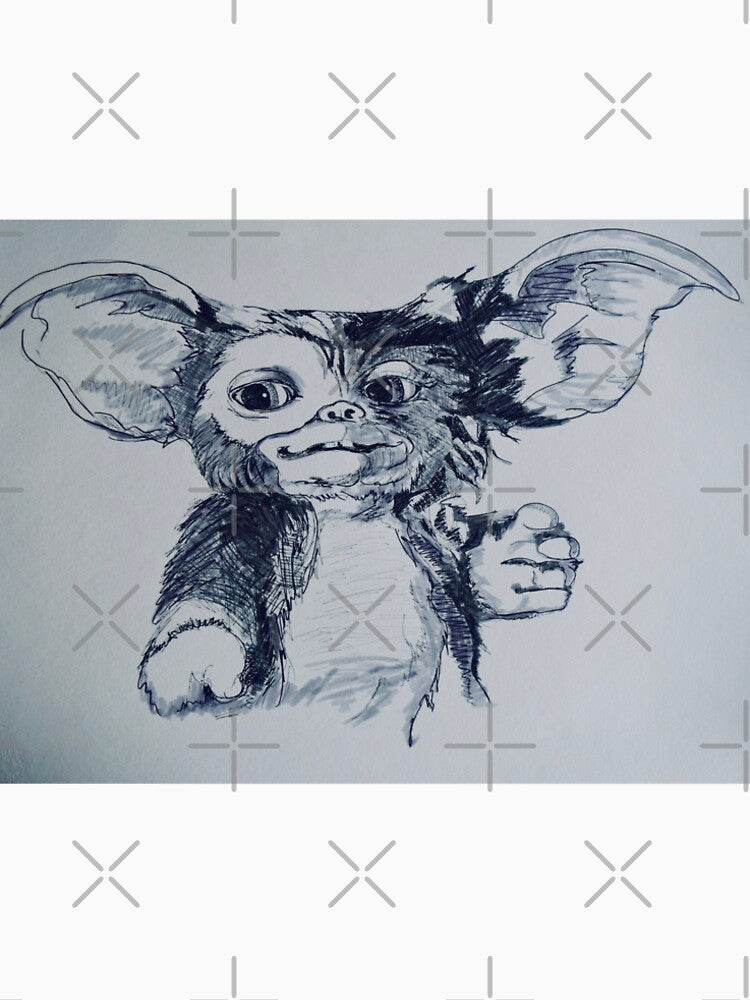 Gremlin  slim fit t-shirt, gizmo sticker by ANIARTONLINE