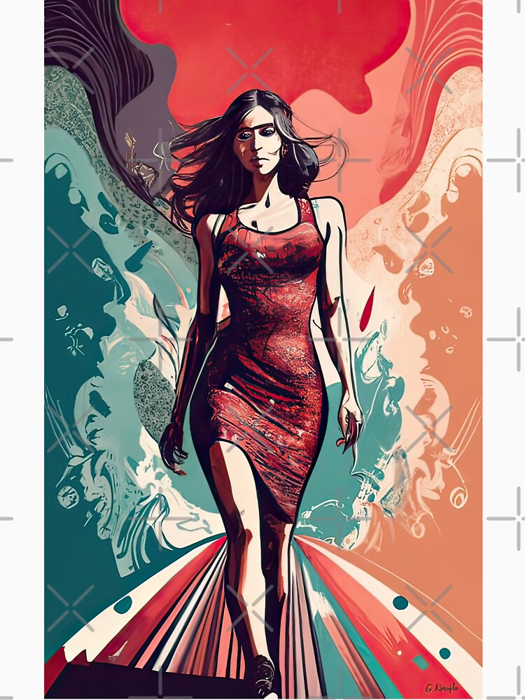 woman in red by GFORCE_SHOP