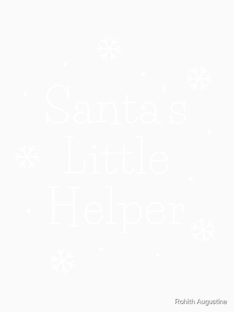 Santa's Little Helper - Festive Apparel and Accessories by Rohith Augustine