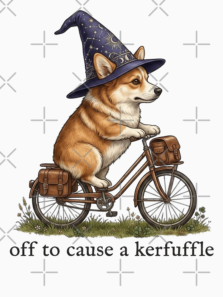 Off To Cause A Kerfuffle Corgi Chaos by siennalabeoo