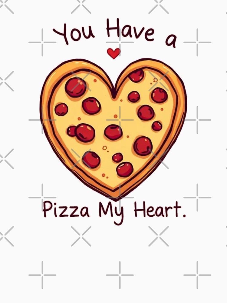 You Have a Pizza My Heart – Cute Heart-Shaped Pizza Illustration by AnonArts097