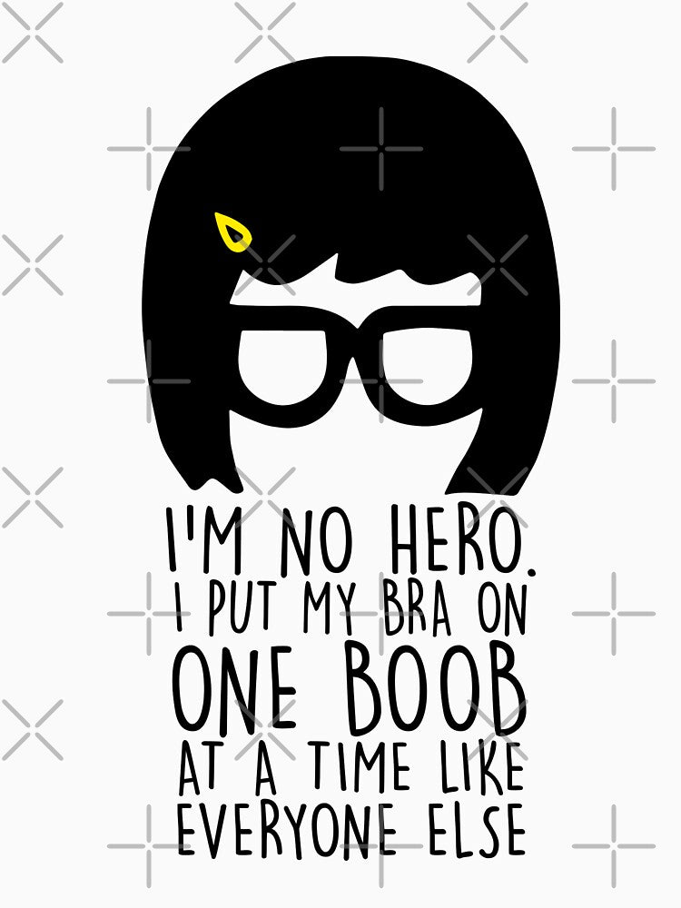 Bobss Cartoon Art Burgerss - I'm No Hero by AuroraCharles6