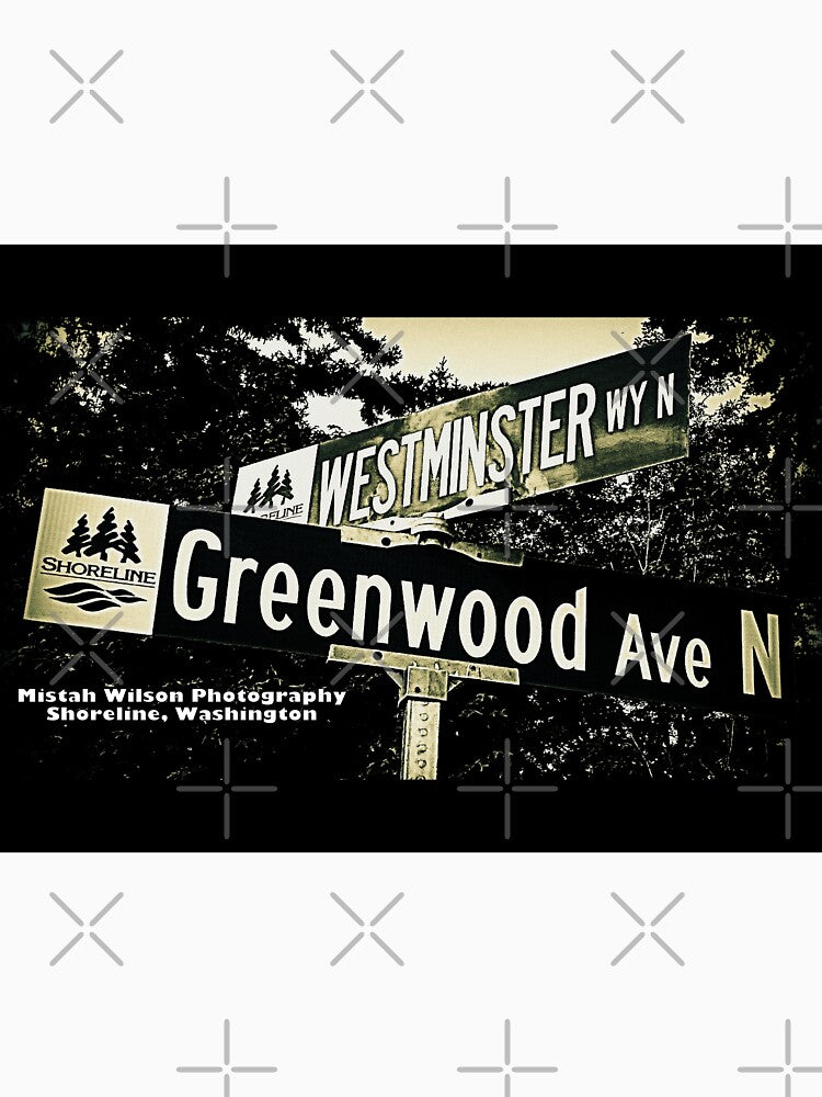 Westminster Way & Greenwood Avenue, Shoreline, Washington by Mistah Wilson by The Street Sign Store