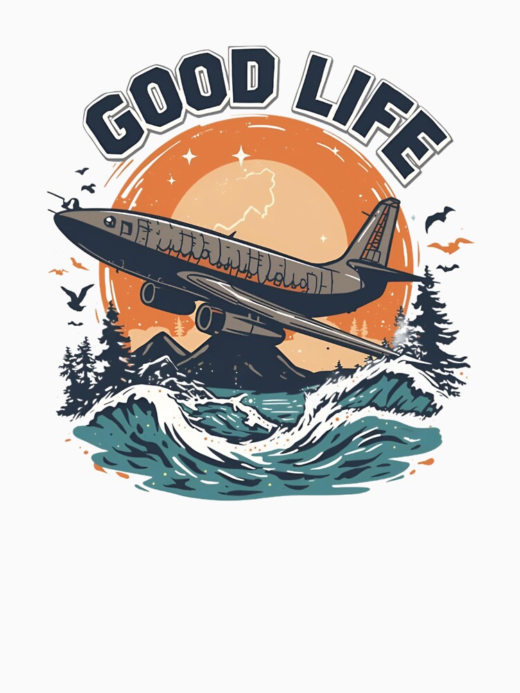 “Good Life – Minimal Positive Quote Lifestyle T-Shirt” by rsuniquestyle