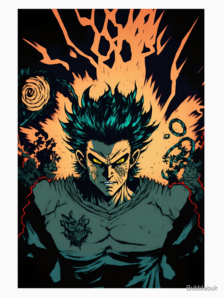 Anime Demon Son with fire1 by Bubblebuk