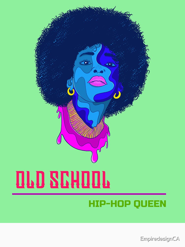 Retro 90's old school hip-hop tshirt and apparel custom design by EmpiredesignCA