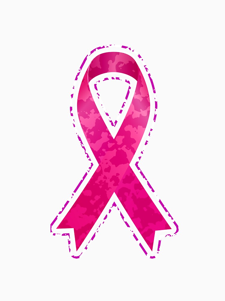 Pink Breast Cancer Awareness Ribbon T-Shirt by AllStarMerch