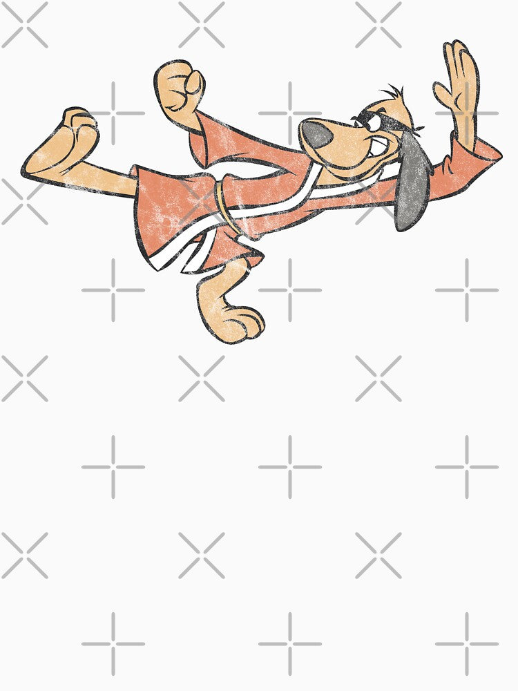 Distressed Hong Kong Phooey Authentic Vintage Style by Offset Vinyl Film