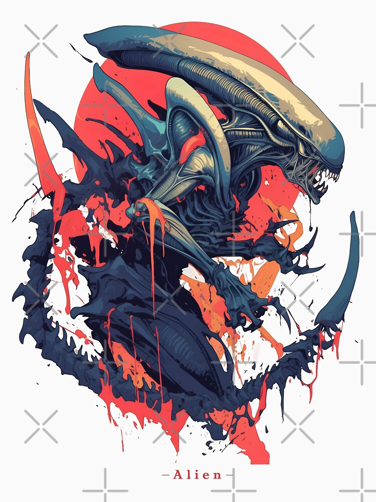 Xenomorph from Alien and Romulus by Senpaiwaves