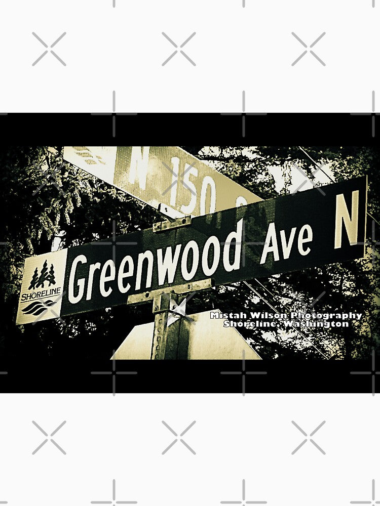 Greenwood Avenue1, Shoreline, Washington by Mistah Wilson by The Street Sign Store