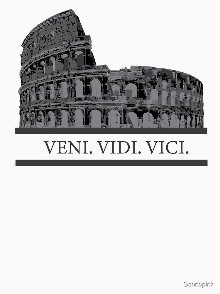 Veni Vidi Vici Roman Colosseum by Sennapink