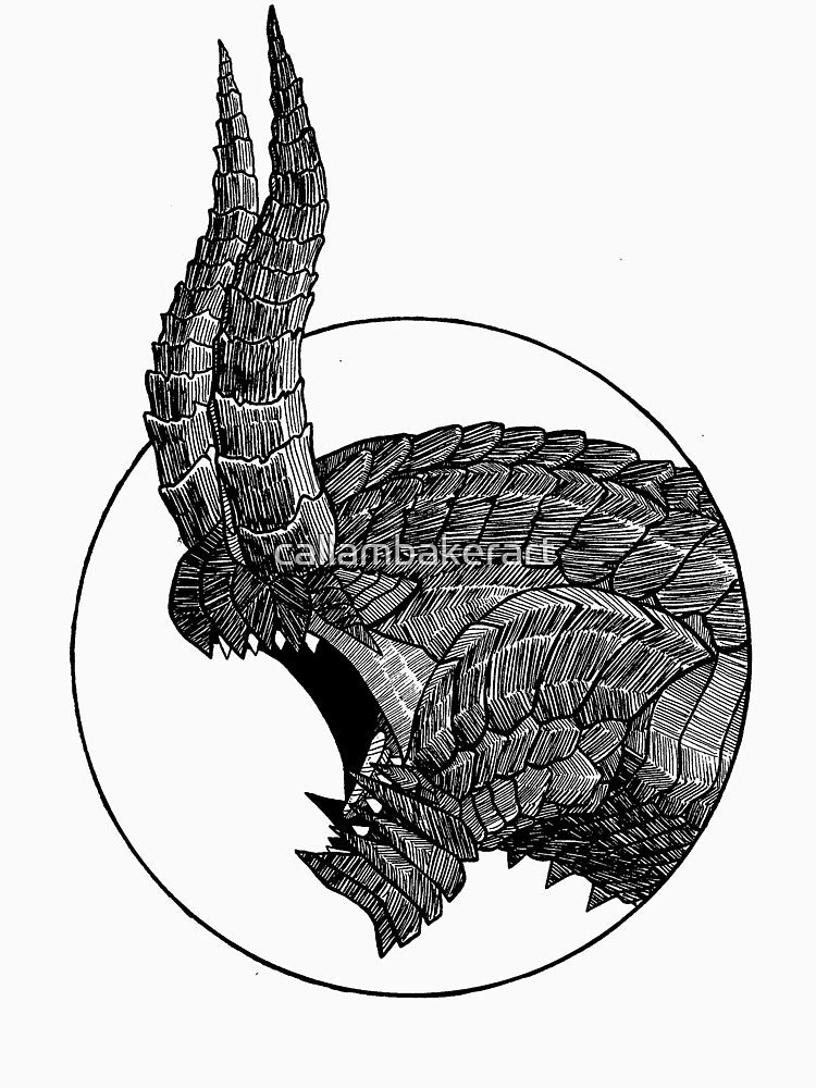 Gore Magala - Monster Hunter by callambakerart