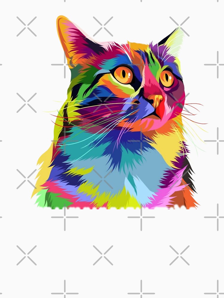 Custom Cat Pop Art - Cat Pop Art 3d by FirnandArt