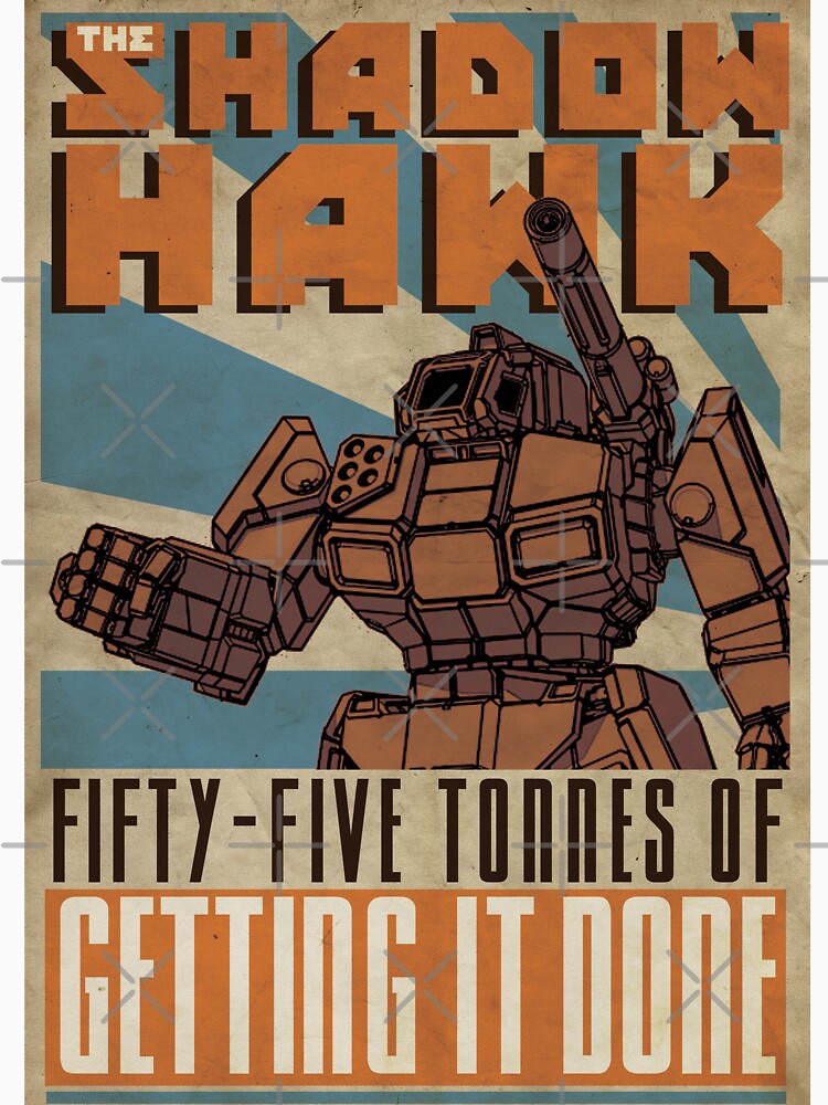 Battletech 'Mechs: The Shadow Hawk by Blunderstated