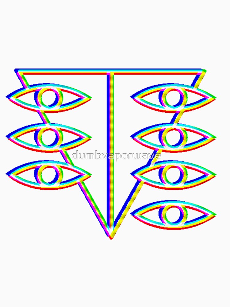 Neon Genesis Evangelion Seele logo glitch effect by dumbvaporwave