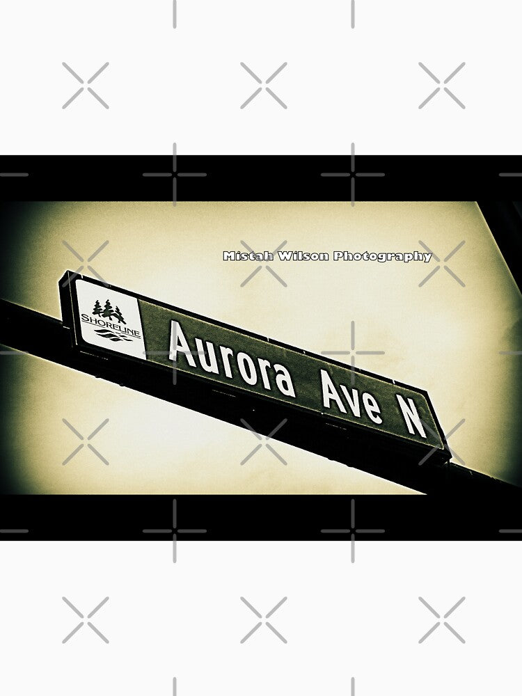 Aurora Avenue, Shoreline, Washington by Mistah Wilson by The Street Sign Store