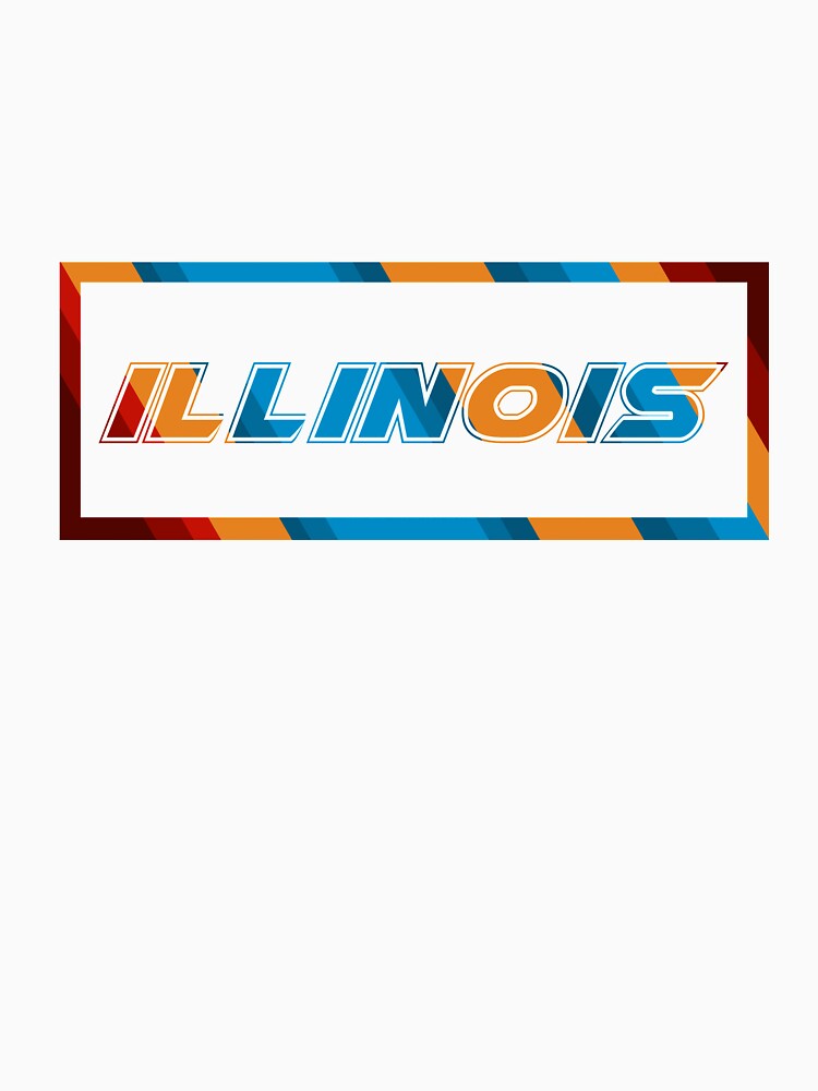 Illinois T-Shirt for Men and Women by AllStarMerch
