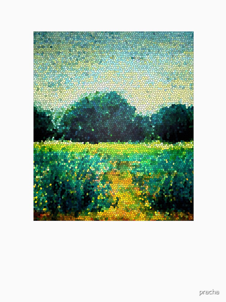 Green fields by pracha
