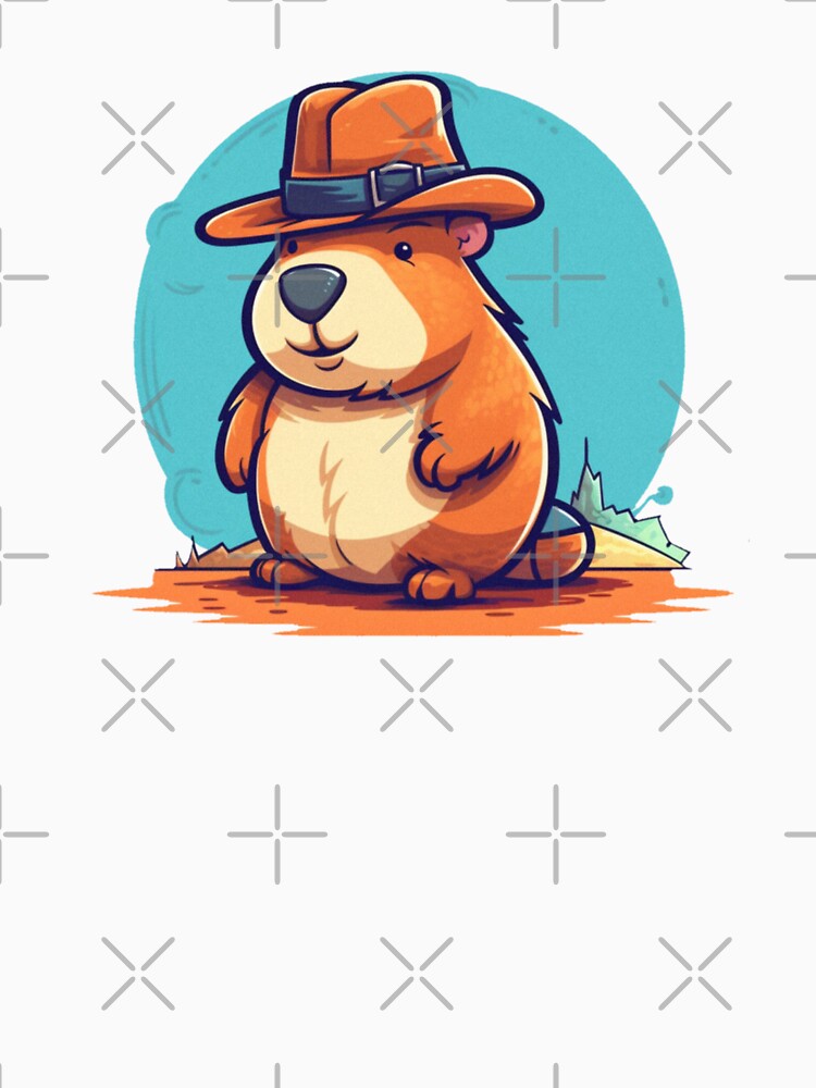 cowboy capybara by Edszart