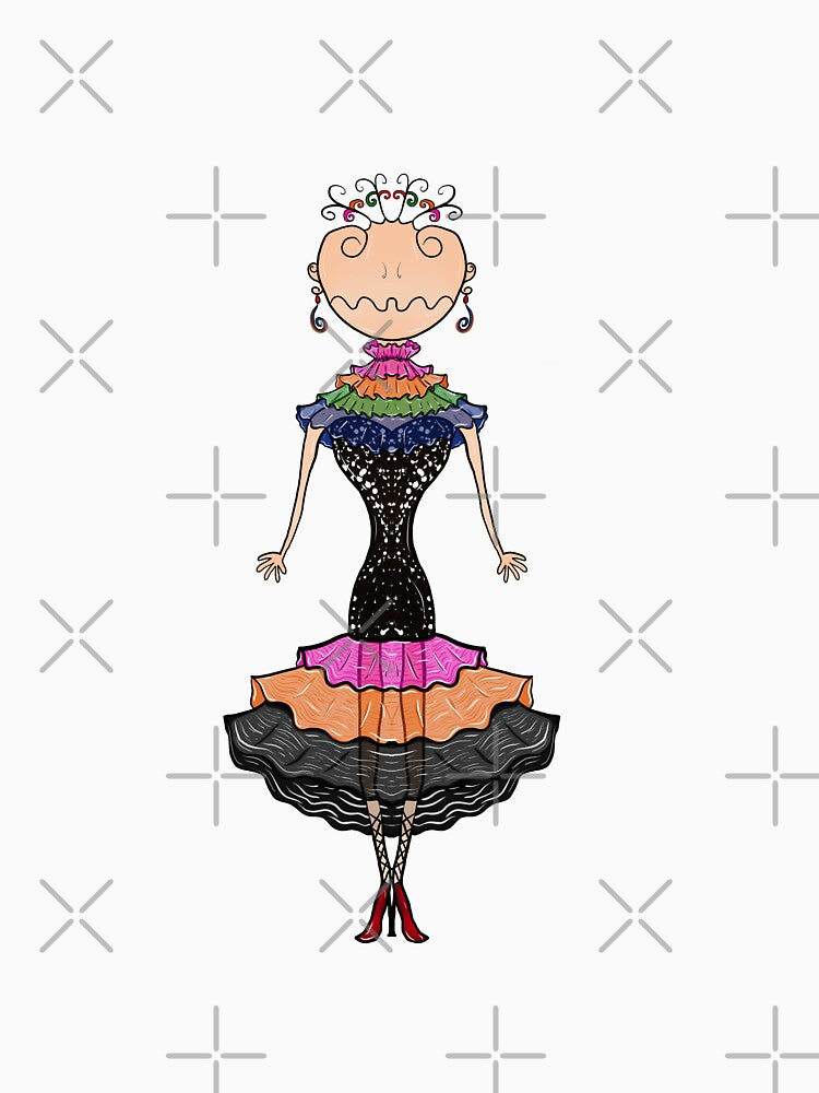 cartoon dancing girl cartoon by 236Reel
