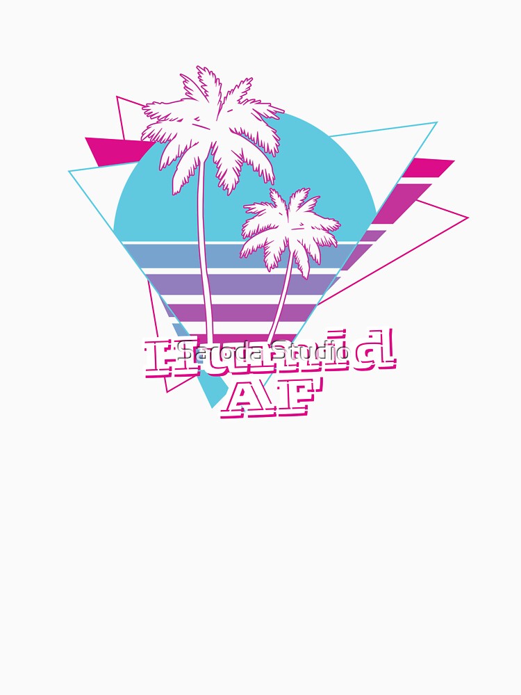 Humid AF Funny 80's Summer by Saroda Studio