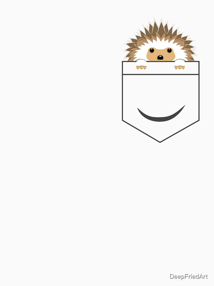 Hedgehog in your pocket! by DeepFriedArt