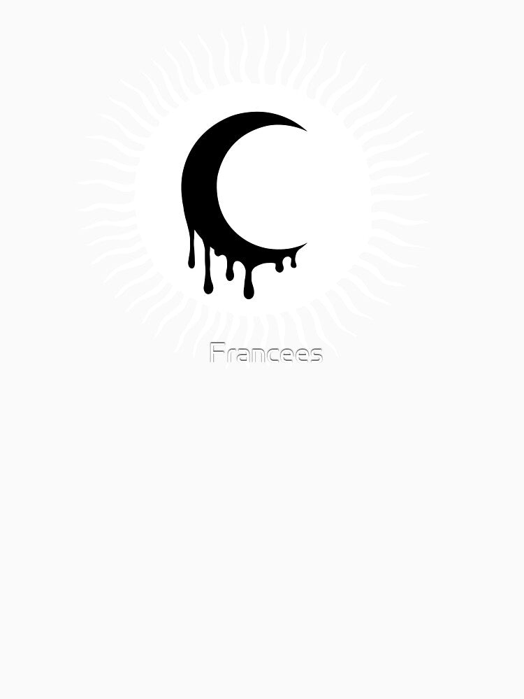Melting moon with sun by Fran Fryberg