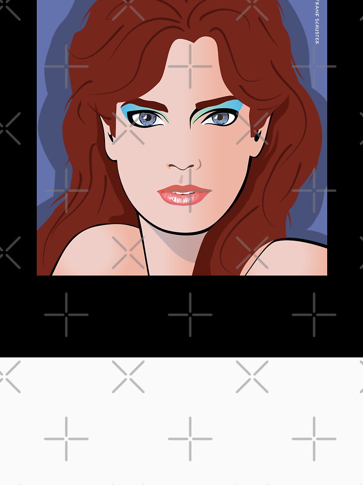 Beautiful Pop Art Girl Woman Susie by Frank Schuster