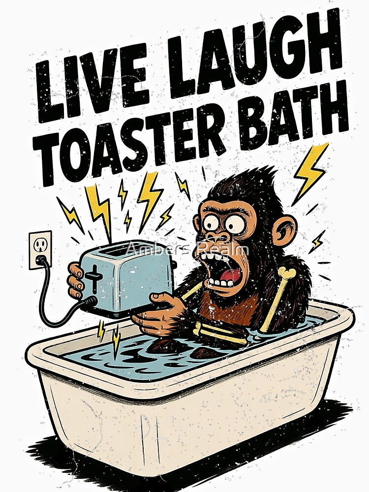 Live Laugh Toaster Bath by Ambers Realm