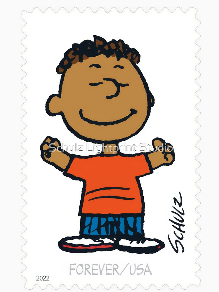 USA Postage stamp, Franklin Peanuts by Schulz Lightprint Studio